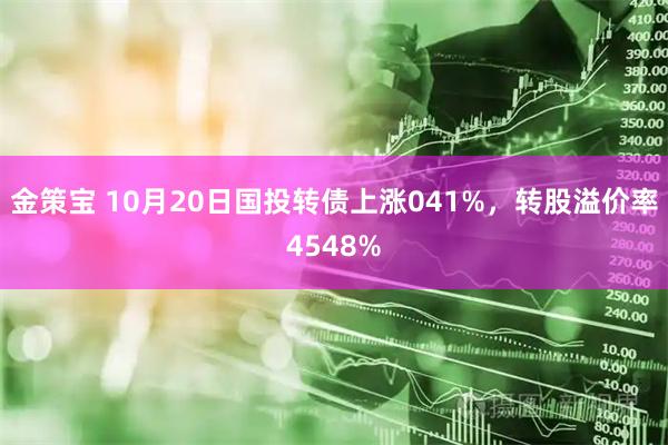 金策宝 10月20日国投转债上涨041%，转股溢价率4548%