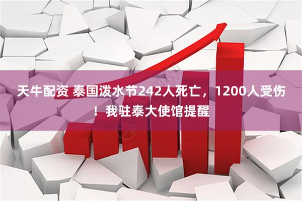 天牛配资 泰国泼水节242人死亡，1200人受伤！我驻泰大使馆提醒