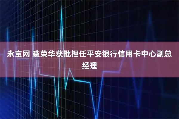 永宝网 裘荣华获批担任平安银行信用卡中心副总经理